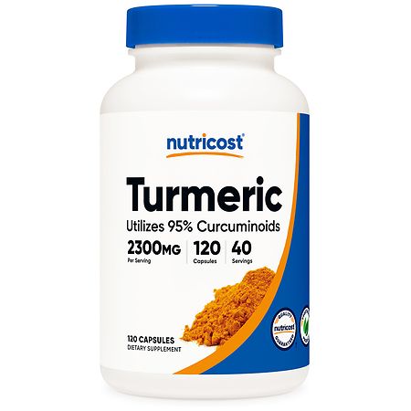 Nutricost Turmeric (95% Curcuminoids) 500 mg - 120.0 EA