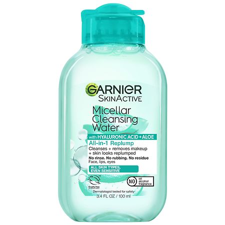 Garnier SkinActive Micellar Hyaluronic Acid & Aloe Replumping Cleansing Water & Removes Makeup - 3.4 fl oz