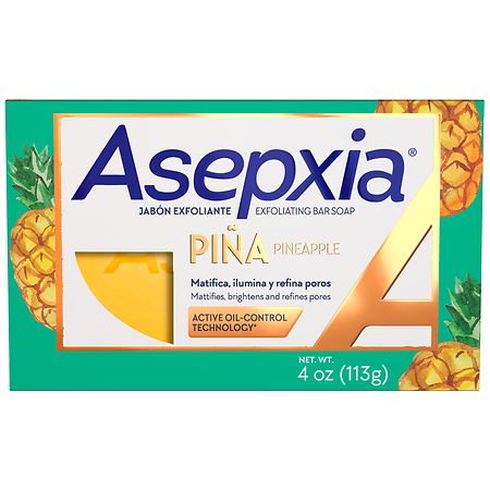 Asepxia Bar Soap with Natural Pineapple Enzyme & Agave Extract - 4.0 oz