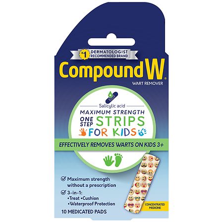 Compound W One Step Wart Remover Strips for Kids - 10.0 ea