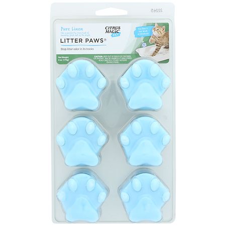 Citrus Magic Odor Control Paws for Litter - 6.0 oz