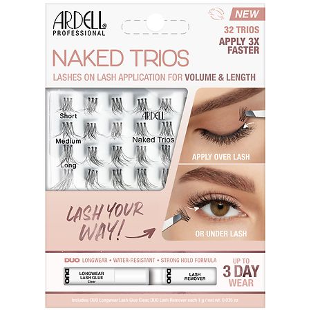 Ardell Naked Trios Lashes - 1.0 set