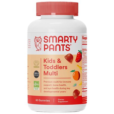 SmartyPants Premium Kids & Toddler Multivitamin Gummies Strawberry Creme - 60.0 EA