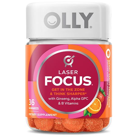 OLLY Laser Focus Gummy Berry Tangy Tangerine - 36.0 ea