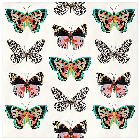 Hallmark Cocktail Napkins (Butterfly) - 16.0 ea