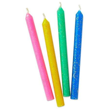 Hallmark Birthday Candles (Assorted With Glitter) - 16.0 ea