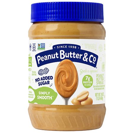 Peanut Butter & Co Simply Smooth Peanut Butter - 16.0 oz