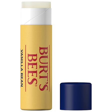 Burt's Bees Beeswax Lip Balm Paper Tube, Natural Origin Lip Care Vanilla Bean - 0.34 oz