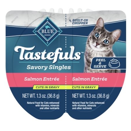 Blue Buffalo Tastefuls Savory Singles Salmon Entree - 1.3 oz x 2 pack