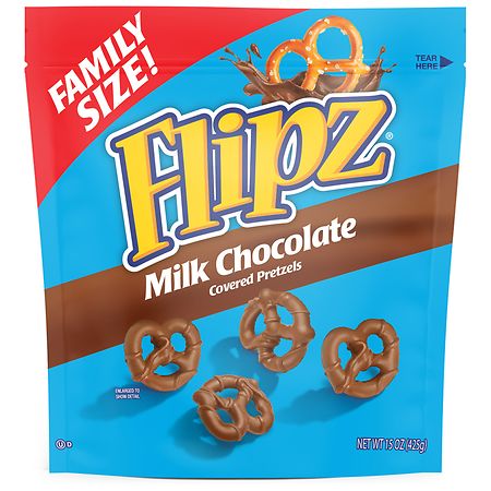Flipz Family Size Covered Pretzels - 15.0 oz