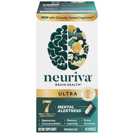 Neuriva Ultra Brain Health Capsules - 60.0 ea
