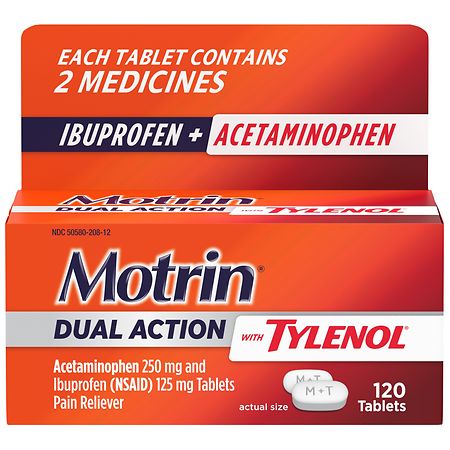 Motrin Dual Action with Tylenol - 120.0 ea