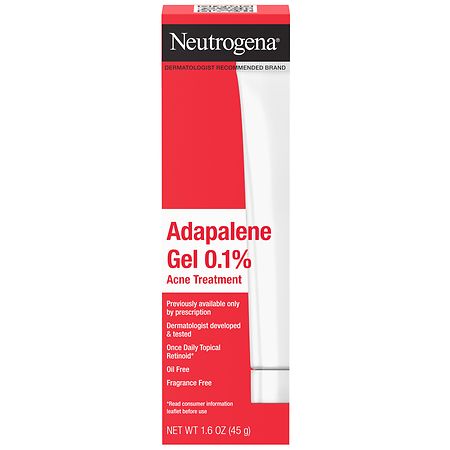 Neutrogena Adapalene Gel Acne Treatment Fragrance Free - 1.6 oz
