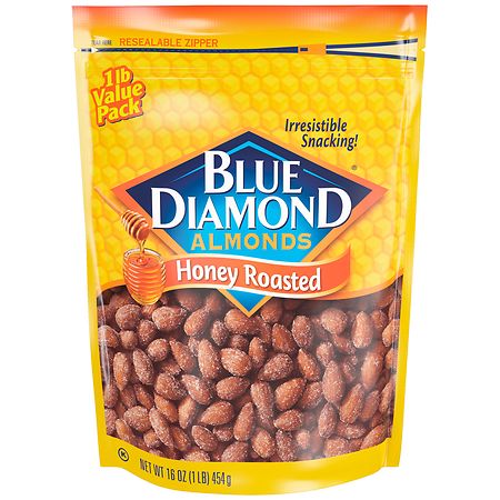 Blue Diamond Almonds Honey Roasted - 16.0 oz
