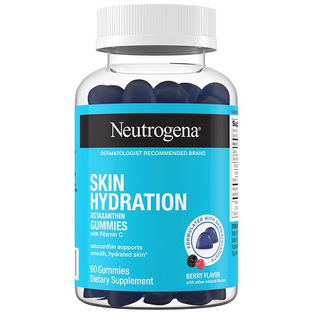 Neutrogena Skin Hydration Astaxanthin Gummies Berry - 60.0 ea
