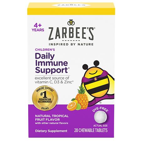 Zarbee's Immune Support Chewable Tablet - 28.0 ea