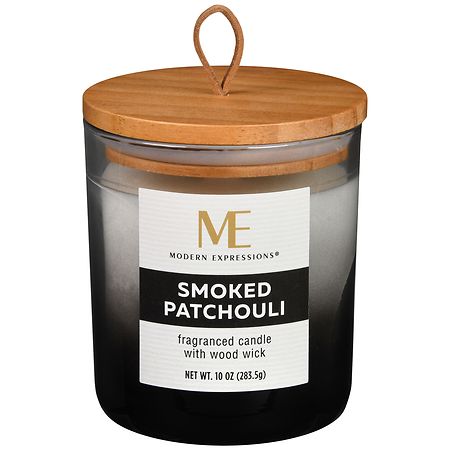 Modern Expressions Woodwick Fragranced Candle Smoked Patchouli - 10.0 oz