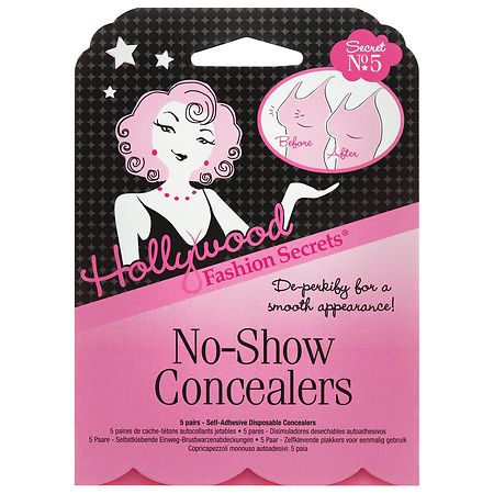 Hollywood Fashion Secrets No-Show Concealers - 5.0 pr