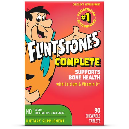 Flintstones Complete Children's Vitamins, Chewable Tablets - 90.0 ea