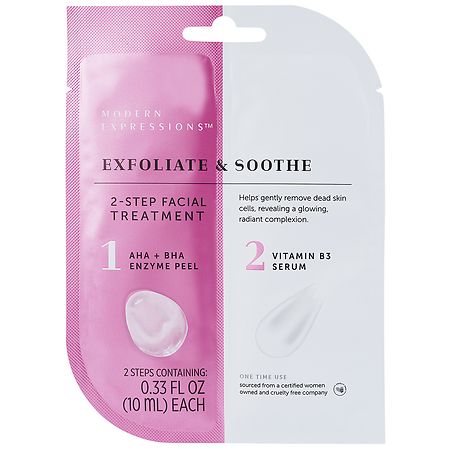 Modern Expressions Exfoliate & Soothe 2-Step Facial Treatment - 1.0 set