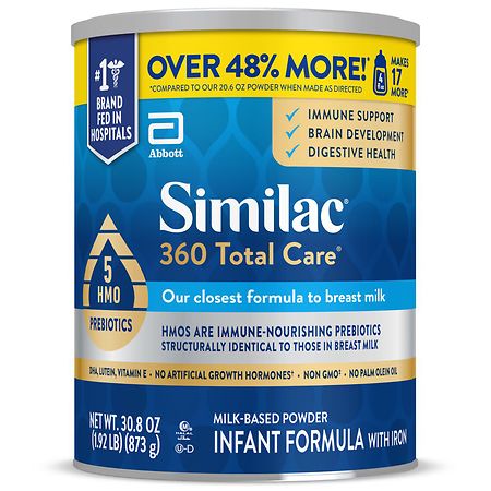 Similac 360 Total Care Infant Formula with Iron - 30.8 oz