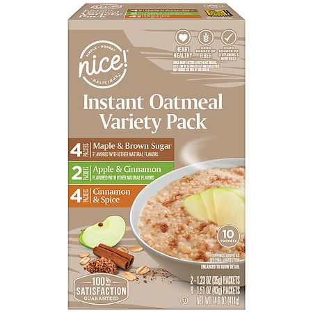 Nice! Instant Oatmeal Variety Pack - 10.0 ea