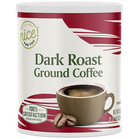 Nice! Dark Roast Ground Coffee - 1.0 lb