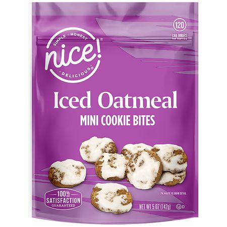 Nice! Mini Cookie Bites Iced Oatmeal - 5.0 oz