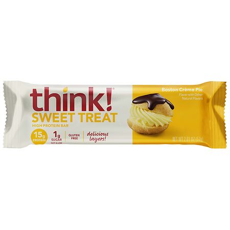 think! Sweet Treat High Protein Bar Boston Creme Pie - 2.01 oz