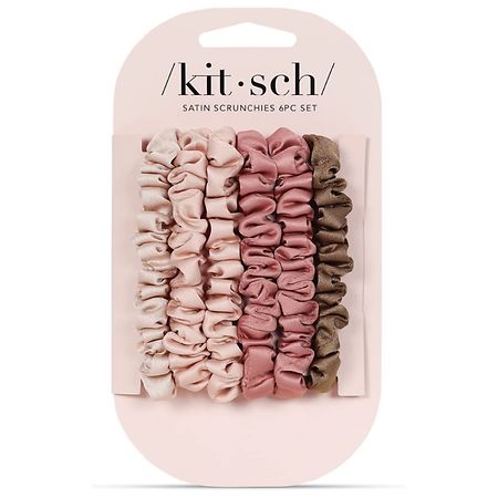 KITSCH Satin Scrunchies - 6.0 ea