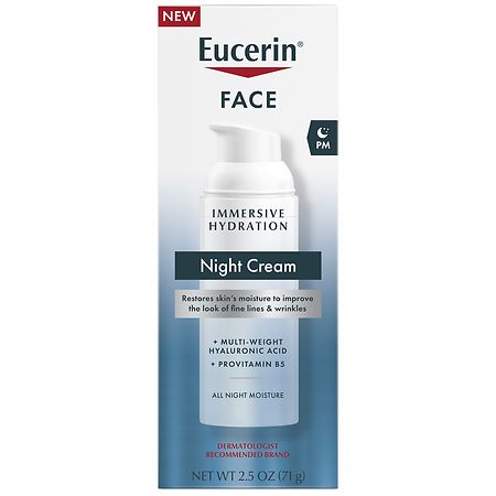 Eucerin Face Immersive Hydration Night Cream - 2.5 oz