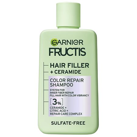 Garnier Fructis Hair Filler Color Repair Shampoo With Ceramide For Colored, Bleached Hair - 10.1 fl oz