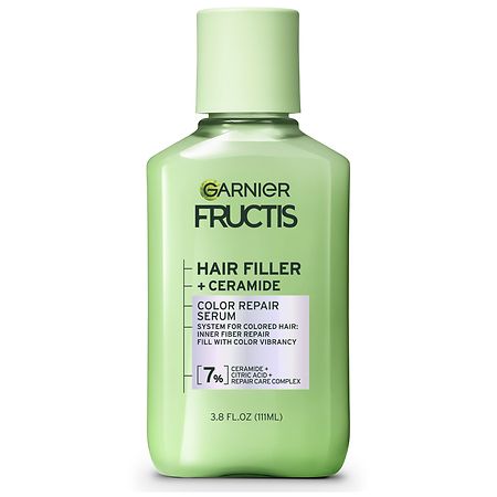 Garnier Fructis Hair Filler Color Repair Serum Treatment With Ceramide For Colored, Bleached Hair - 3.8 fl oz