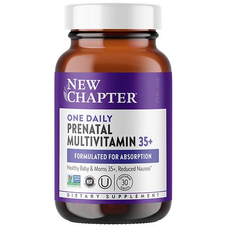 New Chapter One Daily Prenatal Multivitamin 35+ - 30.0 EA