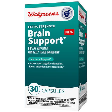 Walgreens Extra Strength Brain Support Capsules - 60.0 ea