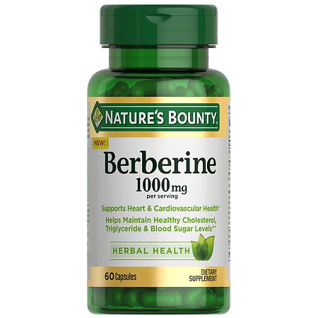 Nature's Bounty Berberine 1000mg Capsules - 60.0 ea
