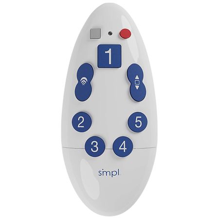 SMPL oneCLICK Simplified Universal TV Remote - 1.0 ea