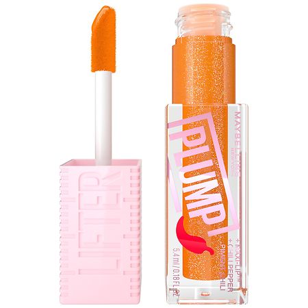 Maybelline New York Lifter Plump Lip Plumping Gloss With Chili Pepper And 5% Maxi-Lip - 0.18 fl oz