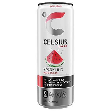 Celsius Live Fit Sparkling Energy Drink Watermelon - 12.0 fl oz