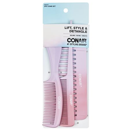 Conair Lift, Style & Detangle Comb Set - 1.0 set