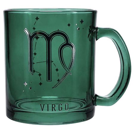 Festive Voice Virgo Zodiac Glass Mug - 1.0 ea