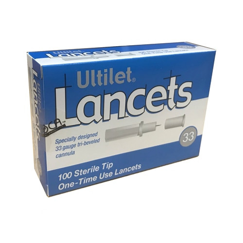 Ultilet Lancets 33g (Pull Top)