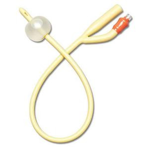 Bardex Infection Control 2-way 100% Silicone Foley Catheter 14 Fr 5 Cc Coude