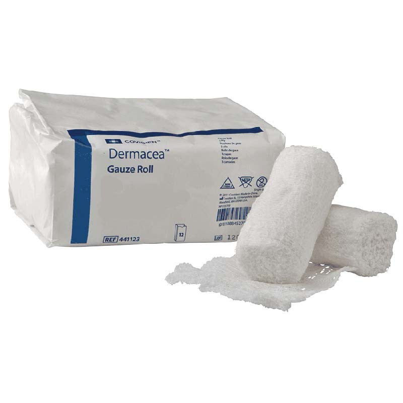 Kendall Dermacea&#226;&#8222;&#162; Sterile Low-Ply Roll, 3-Ply, 2&quot; x 4yds