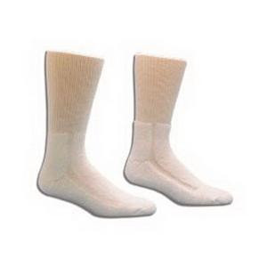 HealthDri&#226;&#8222;&#162; Foot-Friendly Diabetic Acrylic Socks, White, Latex-Free, Size 9-11