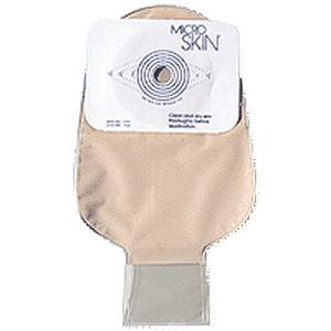 Cymed One-piece Drainable Pouch with Pre-cut MicroSkin&#194;&#174; Adhesive Barrier and MicroDerm&#226;&#8222;&#162; Thin Washer 7/8&quot; Stoma Opening, 11&quot; L, Opaque,
