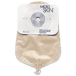Cymed One-piece Urostomy Pouch with Pre-cut MicroSkin&#194;&#174; Plain Barrier 3/4&quot; Stoma Opening, 9&quot; L,