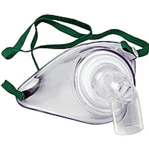 Allied Healthcare Adult Tracheotomy Mask with Elastic Strap, Latex-free