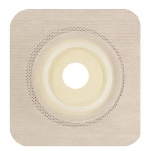 Securi-T&#194;&#174; USA Two-Piece Pre-Cut Standard Wear Wafer with Flexible Collar 4&quot; x 4&quot; 1-3/4&quot; Flange