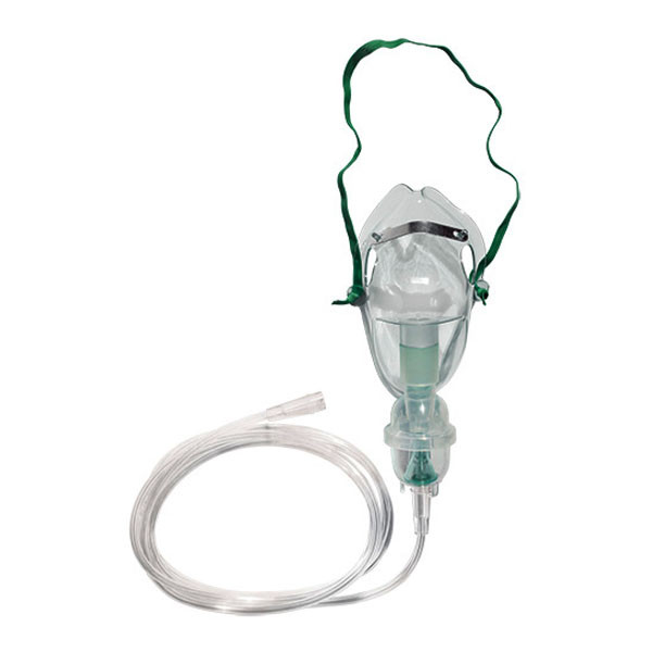 Adult Nebulizer Kit With Jet Nebulizer, Aerosol Mask, 7&#39; Tubing, Disposable